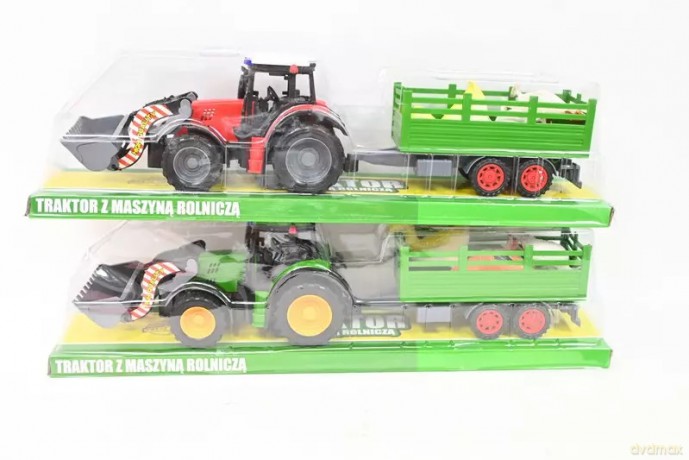 Traktor z ładowaczem+zwierząta G214881 84242