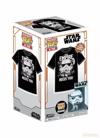 T-SHIRT STAR WARS + figurka Stormtrooper 63522