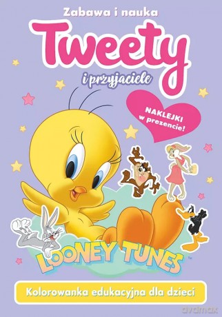Tweety i przyjaciele. Kolorowanka edukacyjna dla dzieci nr 3 [KSIĄŻKA]