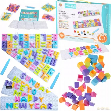 Układanka edukacyjna Toy Bricks Puzzle 420el 5993-4 [GRA]
