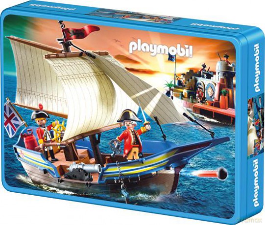 Puzzle 60 El. W Met. Puszce - Playmobil Żagle W Górę [PUZZLE]