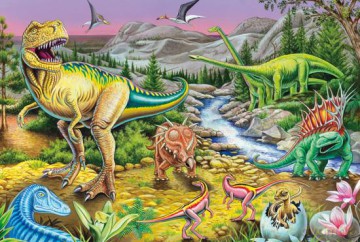 Puzzle 60 El. Wiek Dinozaurów [PUZZLE]