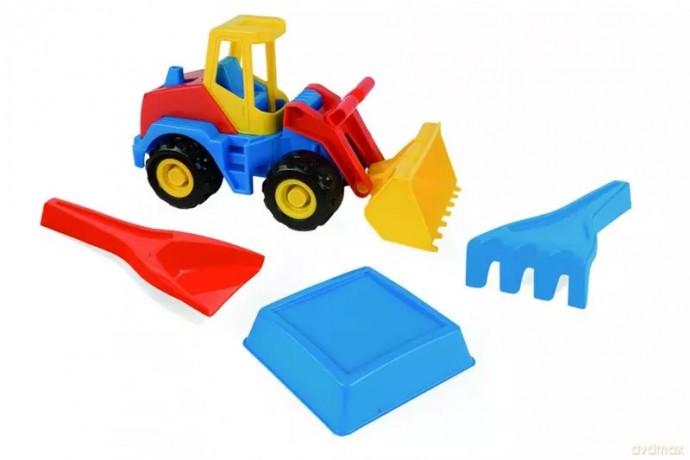 WADER Tech Truck ładowarka z akcesoriami do piasku 70422