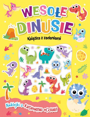 Wesołe dinusie. Książka z zadaniami