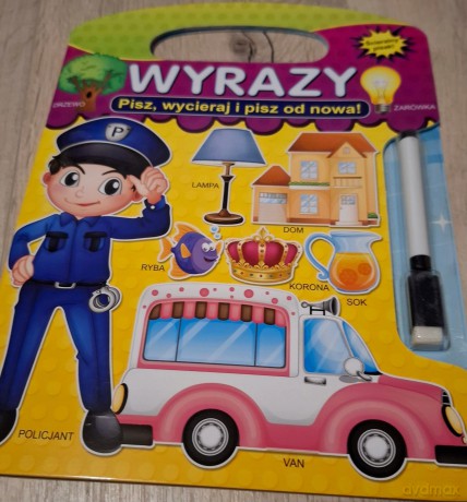 Wyrazy. Pisz, wycieraj i pisz od nowa! [KSIĄŻKA]