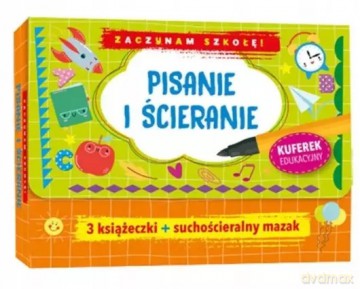 Zaczynam szkołę! Pisanie i ścieranie [KSIĄŻKA]