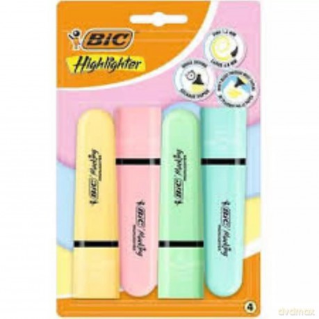 Zakreślacz 4 kolory Pastelowe BIC 517953
