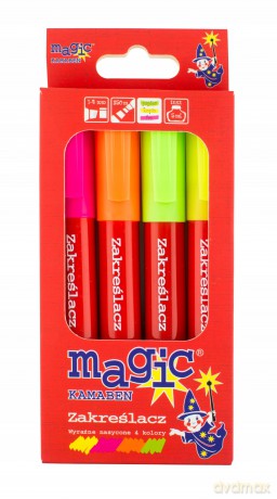 Zakreślacz Magic 4 szt.