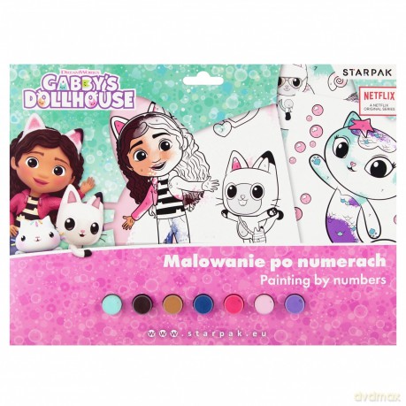 Zest Kreat Malow Po Numer Gabby S Dh Starpak 24/72 [KSIĄŻKA]