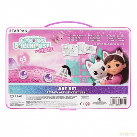 Zestaw Artystyczny 68 Elementów Gabby S Dollhouse The Movie Starpak 563074