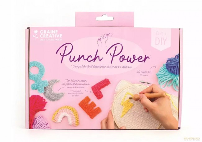 Zestaw do robienia naprasowanek Graine Creative Punch Power