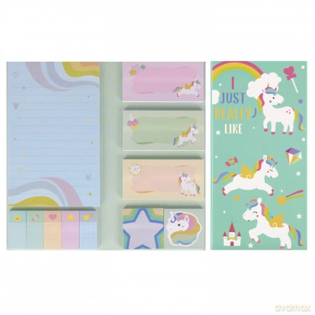 Zestaw Notes z Zakładkami Unicorn Starpak 563056
