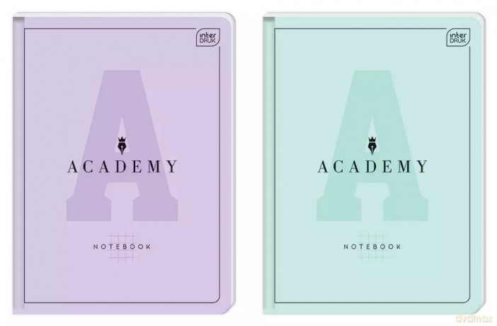 Zeszyt A4 96 kartek Linia Academy Pastel Interdruk