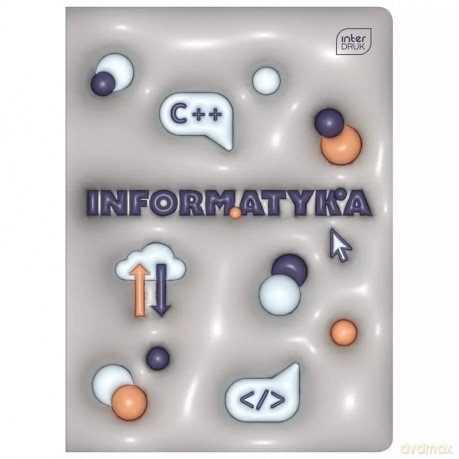 Zeszyt A5 60 kartek Kratka Informatyka 70 g Hybrid Interdruk