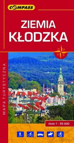 Ziemia Kłodzka. Laminowana mapa turystyczna w skali 1:55 000