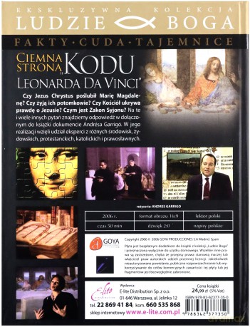 Ciemna strona kodu leonarda Da Vinci (Ludzie Boga) (booklet) [DVD] 