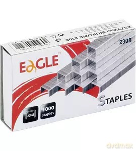 Zszywki Specjalistyczne Eagle 23/8 Zszywają 20-40 kartek Opak. 1000 szt.