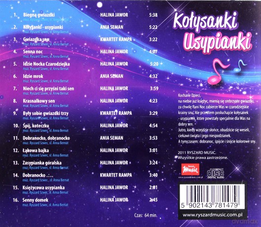 Kołysanki - usypianki [CD]