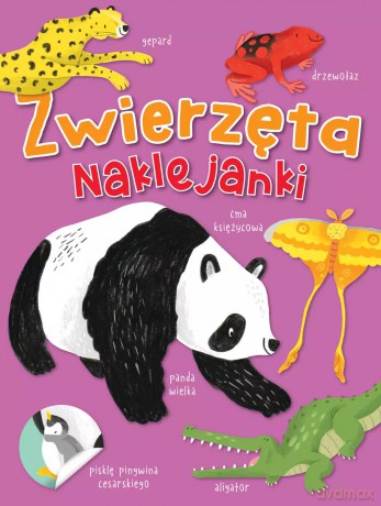 Zwierzęta. Naklejanki - Jordan Wray (ilustr.) [KSIĄŻKA]