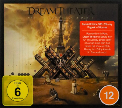 Dream Theater: Quarantieme: Live a Paris [3CD]+[2xBlu-Ray]