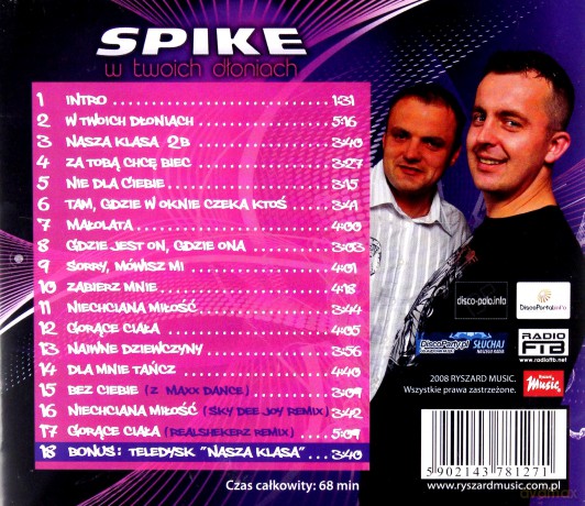 Spike: W twoich dłoniach [CD]