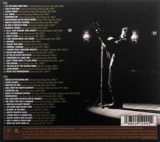 Bob Dylan: The Bootleg Series Vol. 18: Through The Open Window, 1956-1963 (Standard) [2CD]