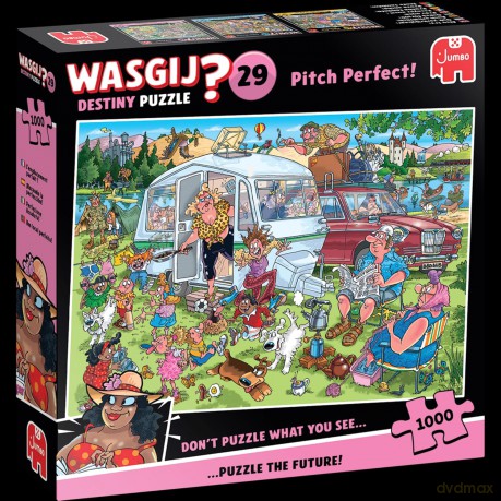 JUMBO 1000 el. Wasgij Destiny Na Kampingu [PUZZLE]