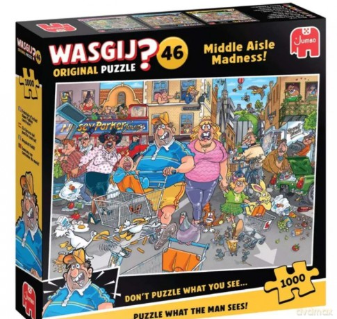 JUMBO 1000 el. Wasgij Original Szał Zakupów [PUZZLE]