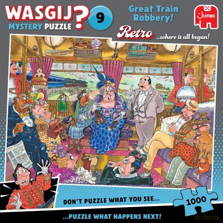 JUMBO 1000 el. Wasgij Retro Napad Na Pociąg [PUZZLE]