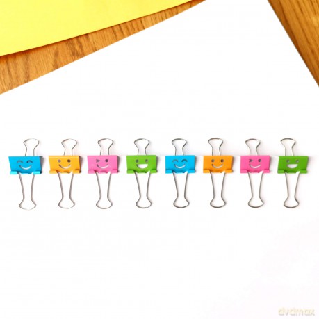 Binder Klip 25mm Tuba Buźki 48szt