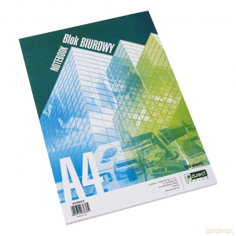 Blok Biurowy D.Rect A4 100 Arkuszy Kratka