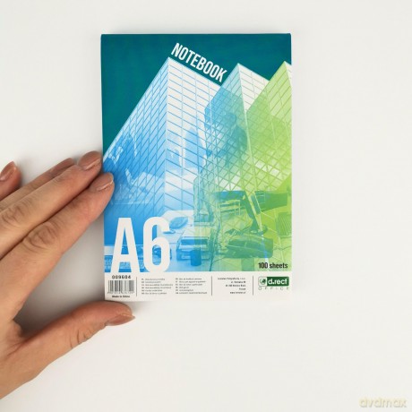 Blok Biurowy D.Rect A6 100 Arkuszy Kratka