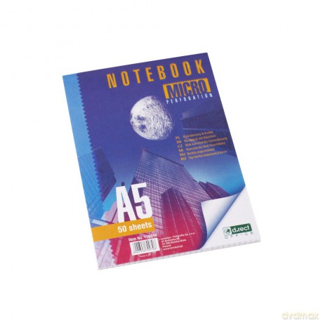 Blok Biurowy D.Rect Mikroperforacja A5 50 Ark. Kratka