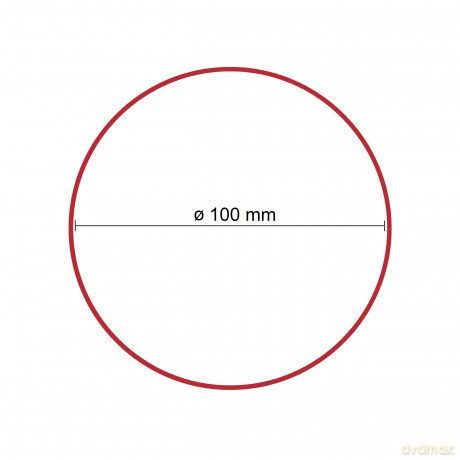 Gumka Recepturka 1.3x4mm Śr. 100 Mm 1000g Czerwona