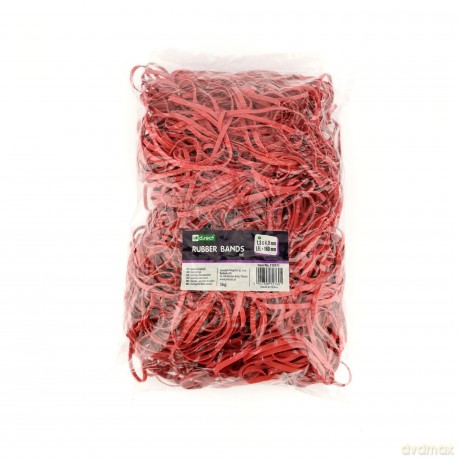 Gumka Recepturka 1.3x4mm Śr. 100 Mm 1000g Czerwona