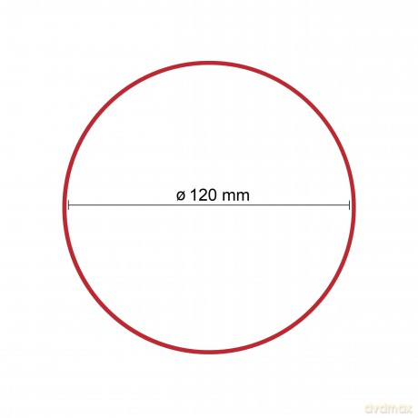 Gumka Recepturka 1.5x2mm Śr. 120 Mm 1000g Czerwona