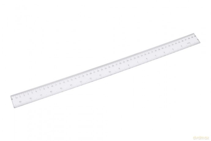Linijka Plastikowa D.Rect 50cm 15szt