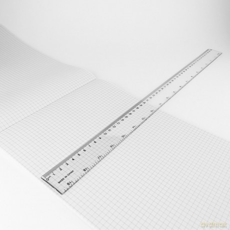 Linijka Plastikowa D.Rect 50cm 15szt