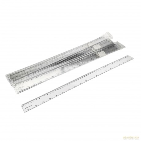Linijka Plastikowa D.Rect 50cm 15szt