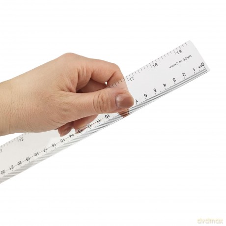 Linijka Plastikowa D.Rect 50cm 15szt