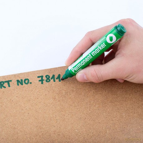 Marker D.Rect 2160 Okr Perm.Zielony 12szt