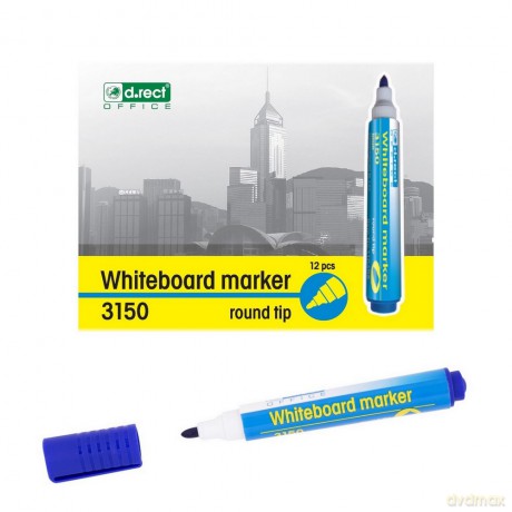 Marker D.Rect 3150 Such.Okr.Niebieski 12szt