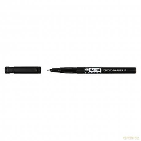Marker D.Rect Cd 0.7 F Czarny 12szt