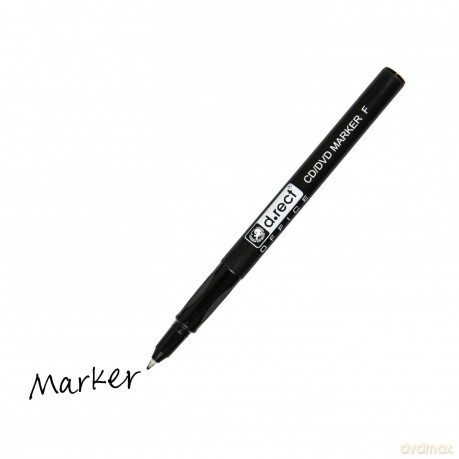 Marker D.Rect Cd 0.7 F Czarny 12szt