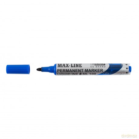 Marker D.Rect Ml100 Okr Permanentny Z Pompką Niebieski 4szt