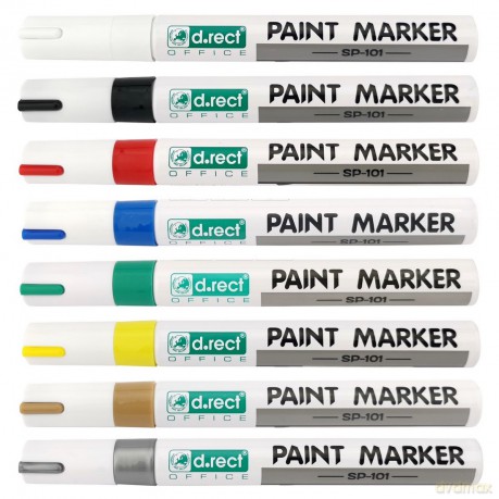 Marker D.Rect Sp-101 Olej Mix Kolor Set 8szt