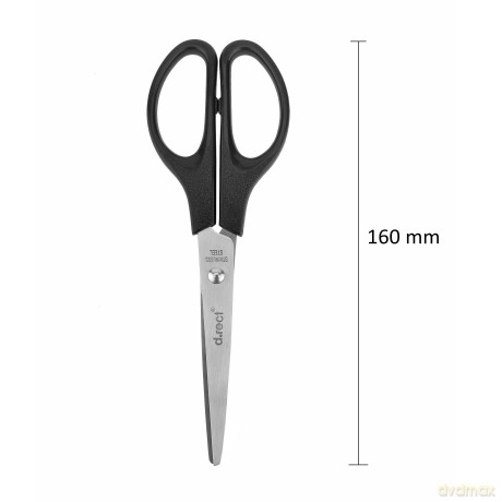 Nożyczki D.Rect Po-16 160mm Plastikowy Uchwyt 12szt