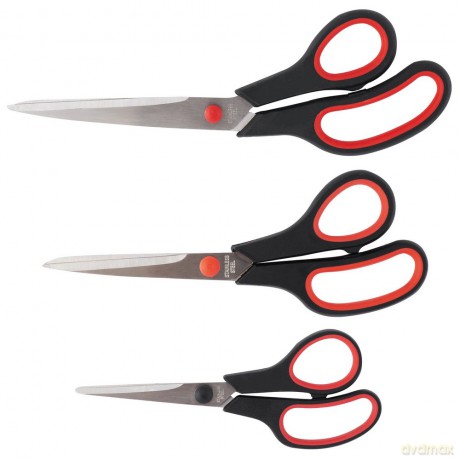 Nożyczki D.Rect Sg-Mix 160mm/210mm/250mm Gumowy Uchwyt 3szt
