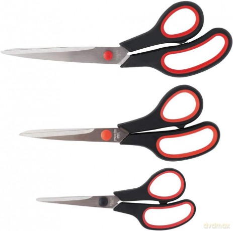 Nożyczki D.Rect Sg-Mix 160mm/210mm/250mm Gumowy Uchwyt 3szt