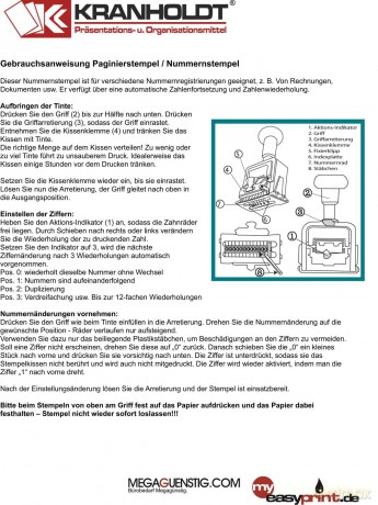 Numerator D.Rect 8 Cyfr